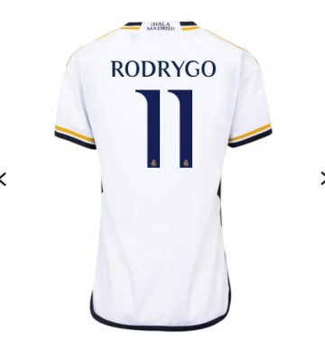 Real Madrid Rodrygo Goes #11 Hjemmebanetrøje Dame 2023-24 Kort ærmer